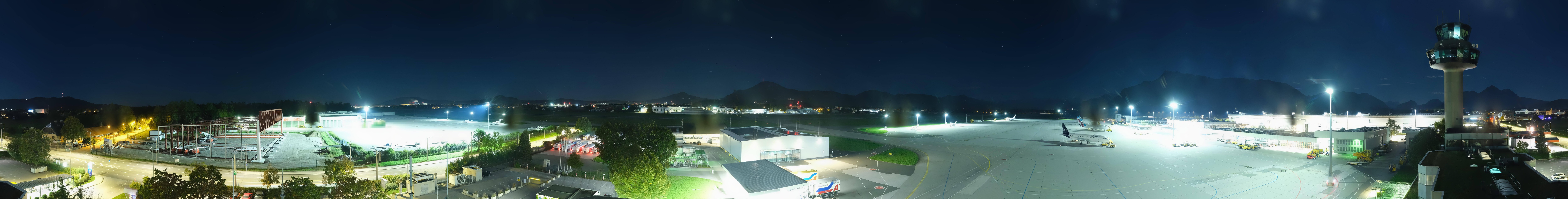 Archiv Foto Webcam Flughafen Salzburg