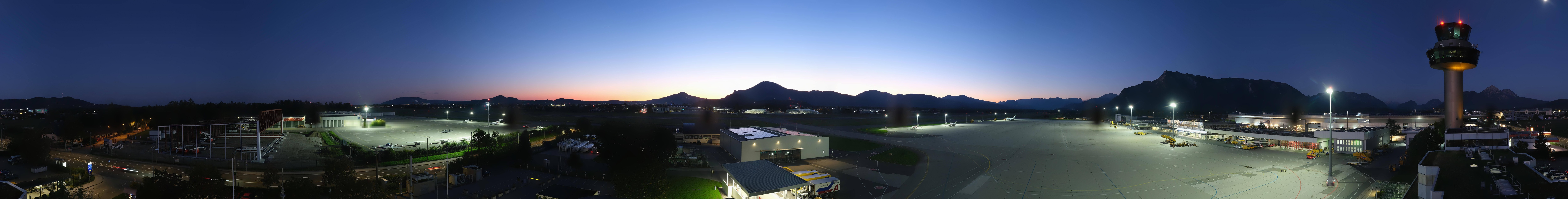 Archiv Foto Webcam Flughafen Salzburg