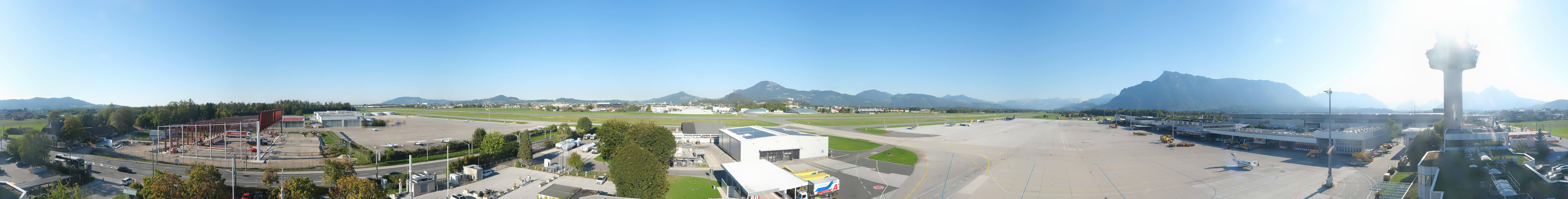 Archiv Foto Webcam Flughafen Salzburg