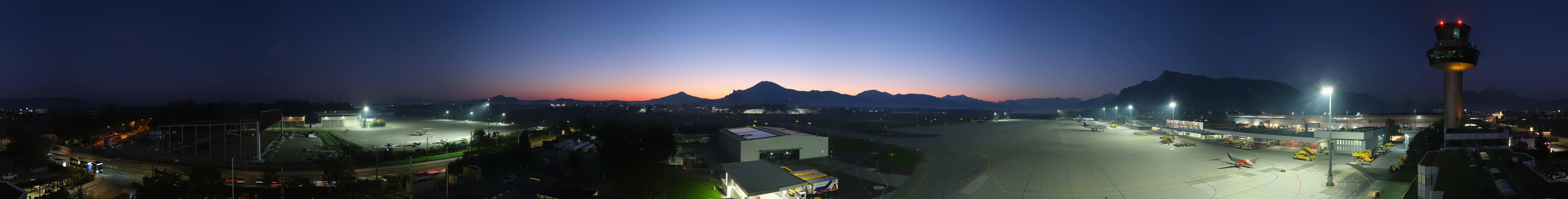 Archiv Foto Webcam Flughafen Salzburg