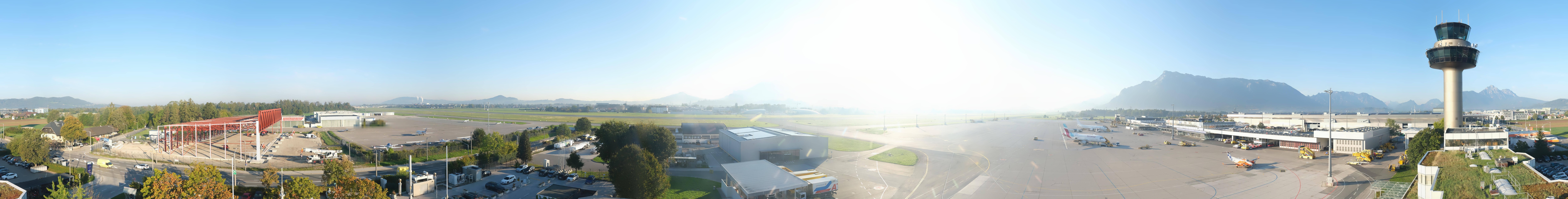 Archived image Webcam Salzburg Airport Panorama