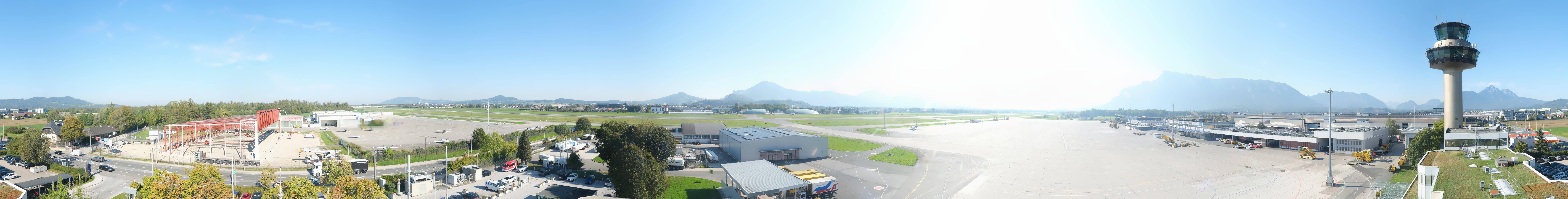 Archived image Webcam Salzburg Airport Panorama