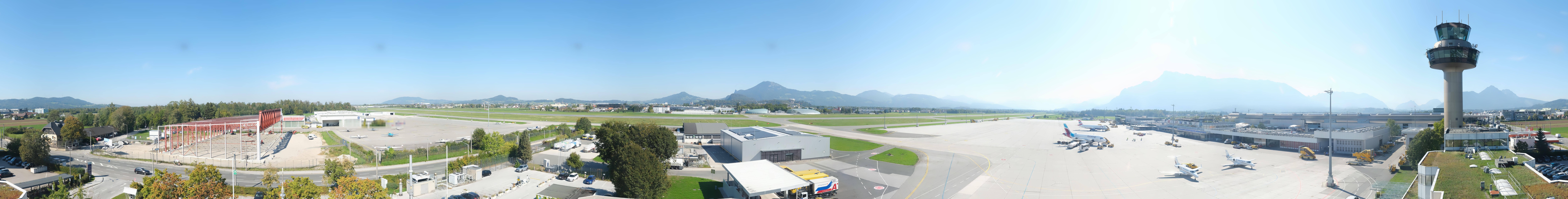 Archived image Webcam Salzburg Airport Panorama