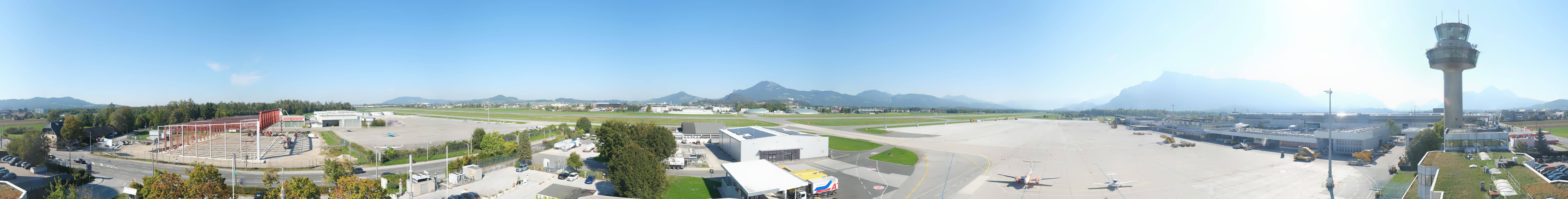 Archived image Webcam Salzburg Airport Panorama