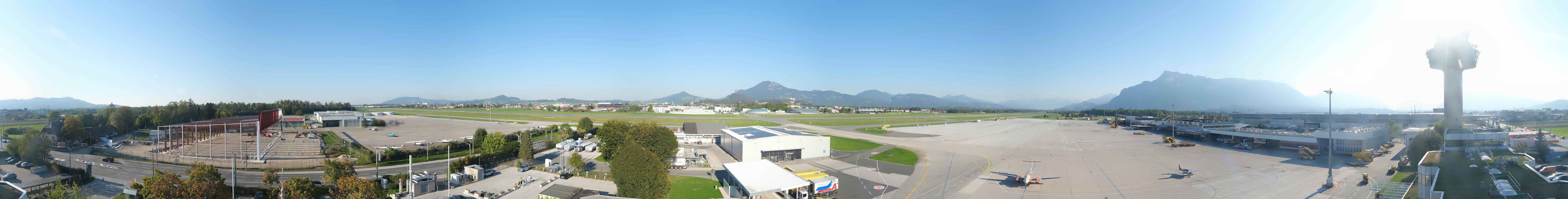 Archived image Webcam Salzburg Airport Panorama