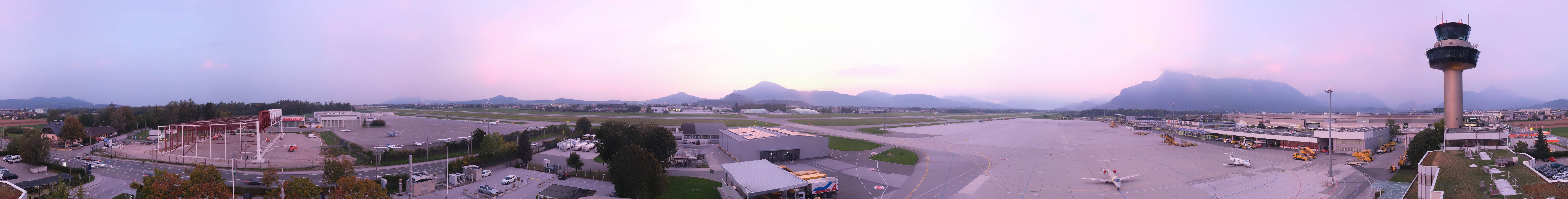 Archiv Foto Webcam Flughafen Salzburg