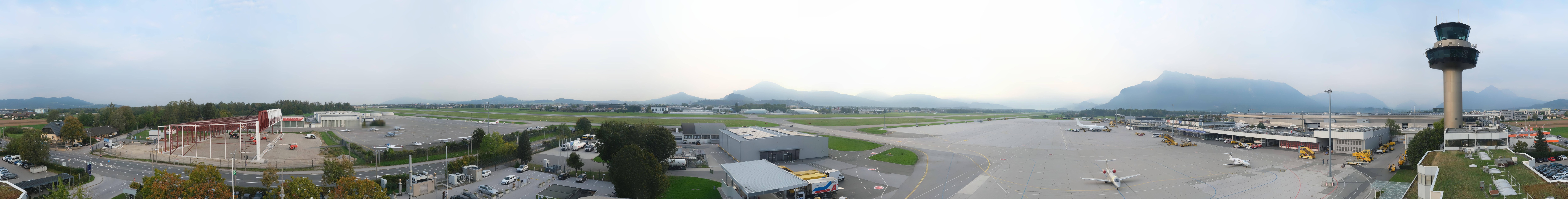 Archiv Foto Webcam Flughafen Salzburg
