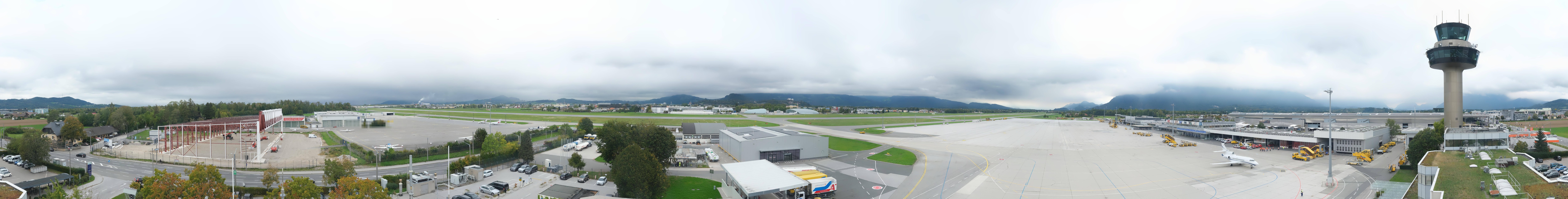 Archived image Webcam Salzburg Airport Panorama