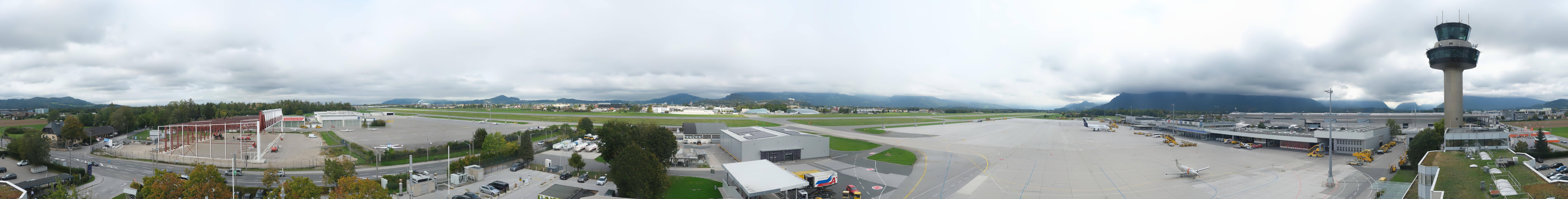 Archived image Webcam Salzburg Airport Panorama
