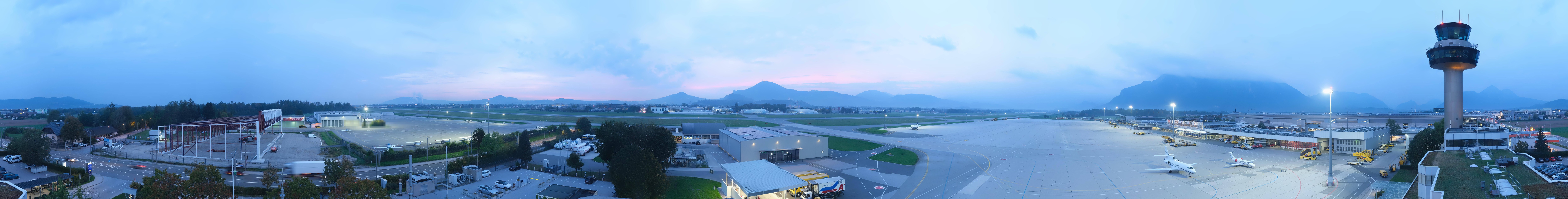 Archiv Foto Webcam Flughafen Salzburg