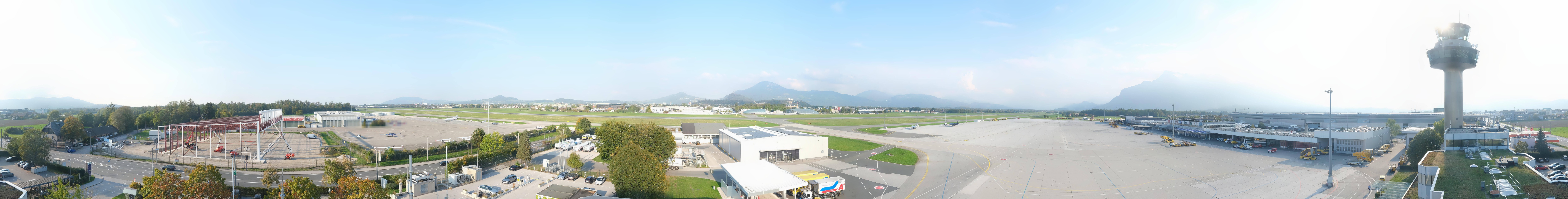 Archiv Foto Webcam Flughafen Salzburg