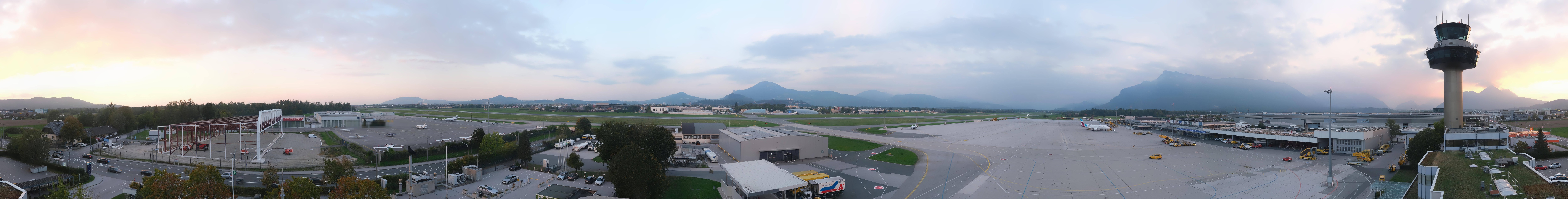 Archiv Foto Webcam Flughafen Salzburg