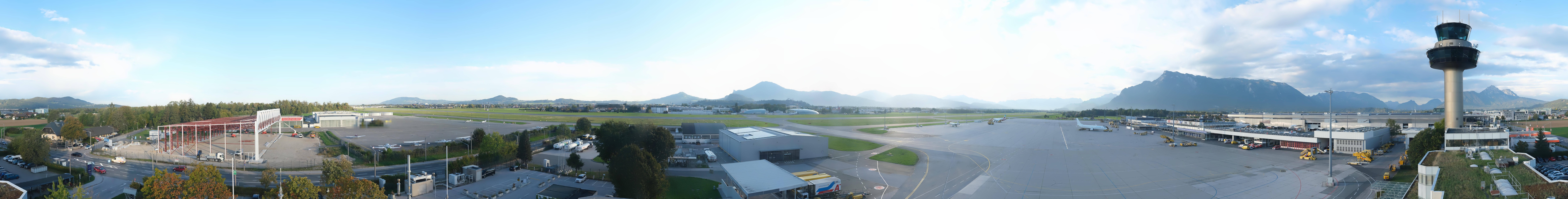 Archived image Webcam Salzburg Airport Panorama