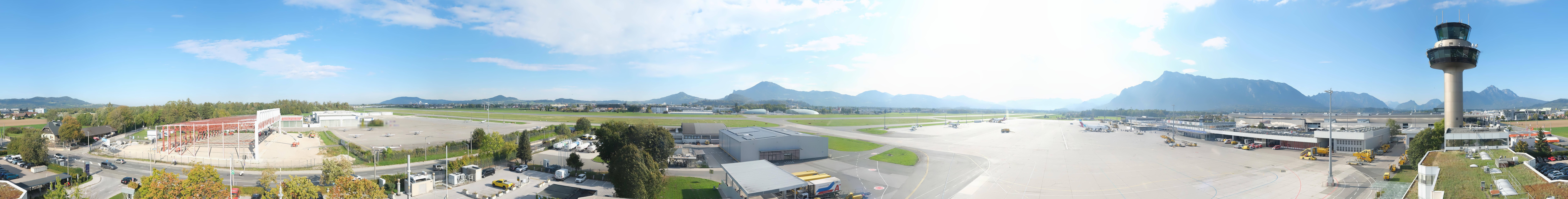 Archived image Webcam Salzburg Airport Panorama