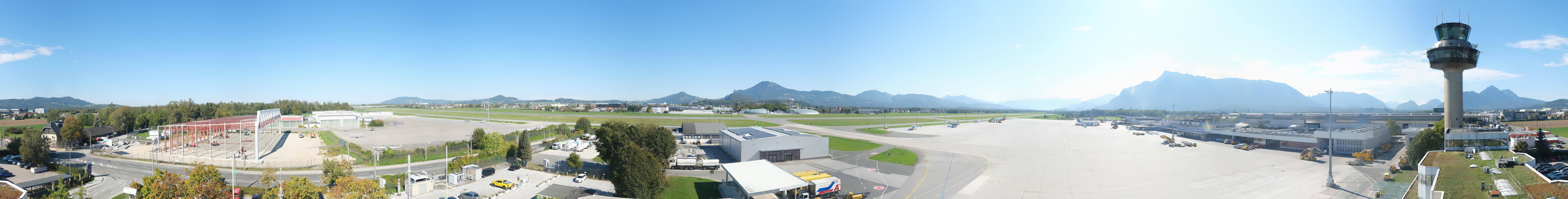 Archived image Webcam Salzburg Airport Panorama