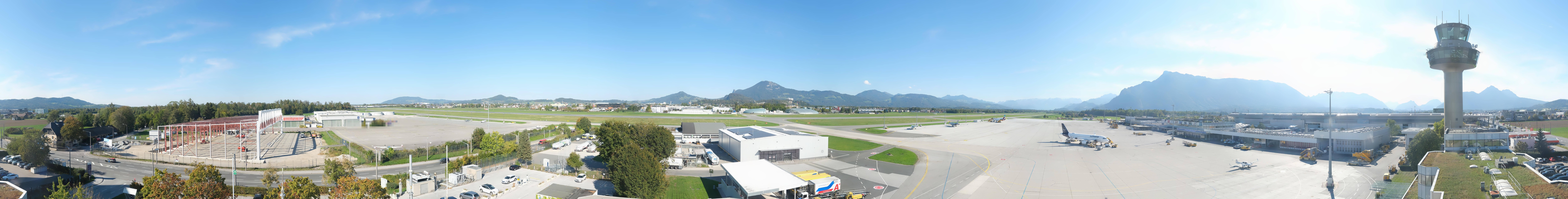 Archived image Webcam Salzburg Airport Panorama