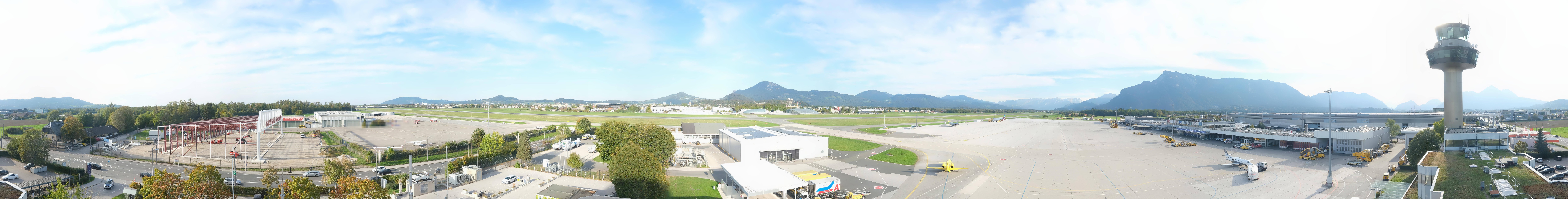 Archived image Webcam Salzburg Airport Panorama