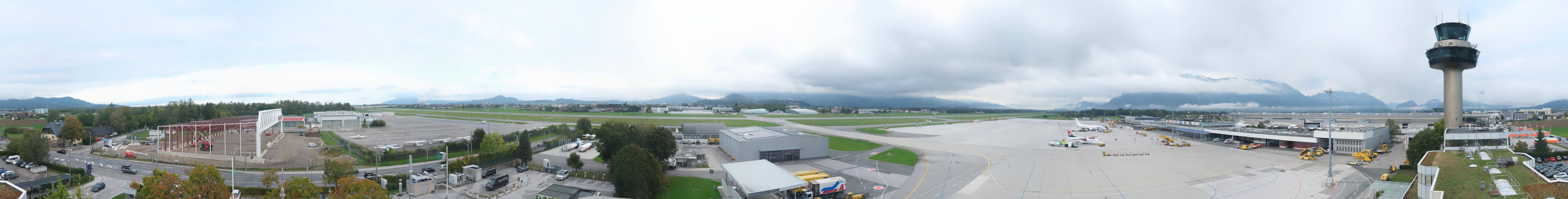 Archived image Webcam Salzburg Airport Panorama