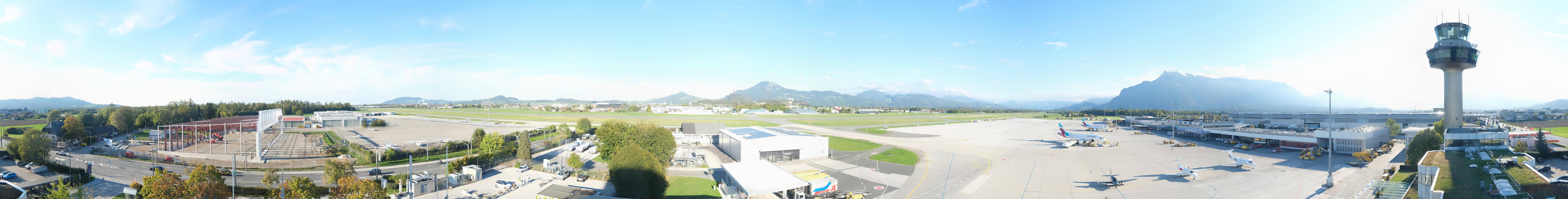 Archiv Foto Webcam Flughafen Salzburg