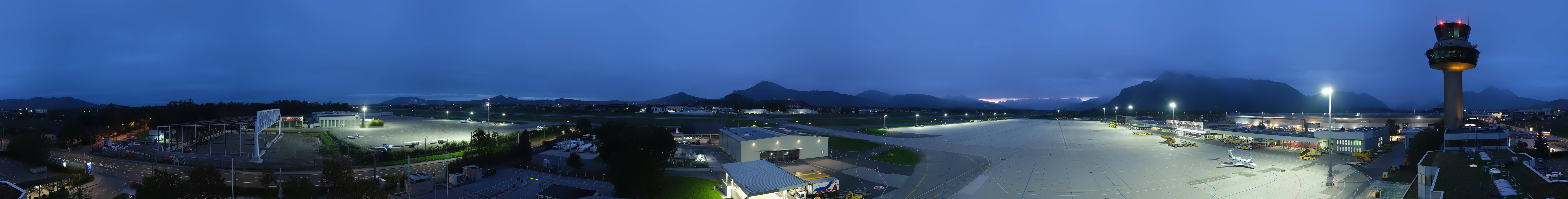 Archiv Foto Webcam Flughafen Salzburg