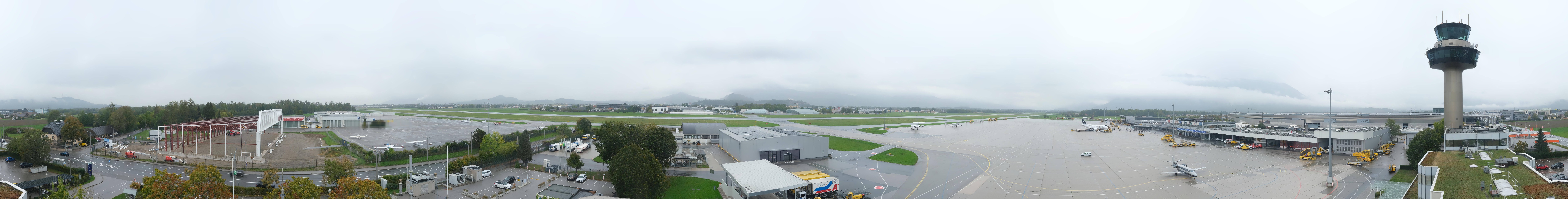 Archiv Foto Webcam Flughafen Salzburg
