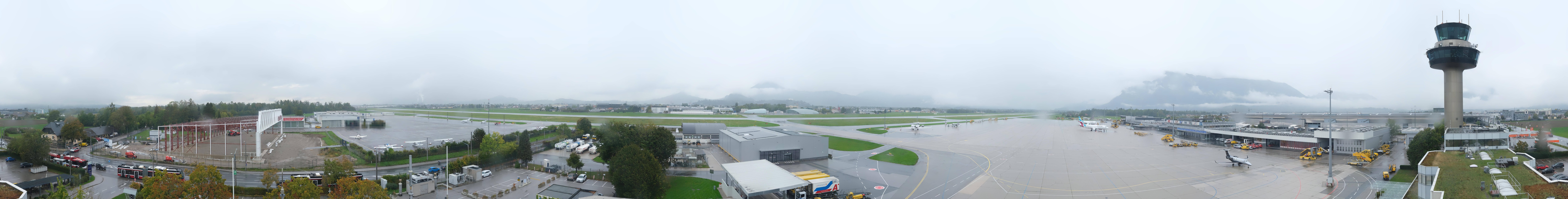 Archiv Foto Webcam Flughafen Salzburg