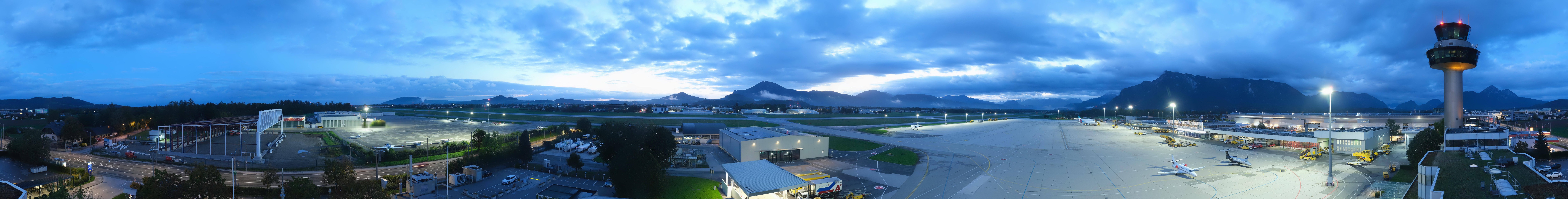 Archiv Foto Webcam Flughafen Salzburg