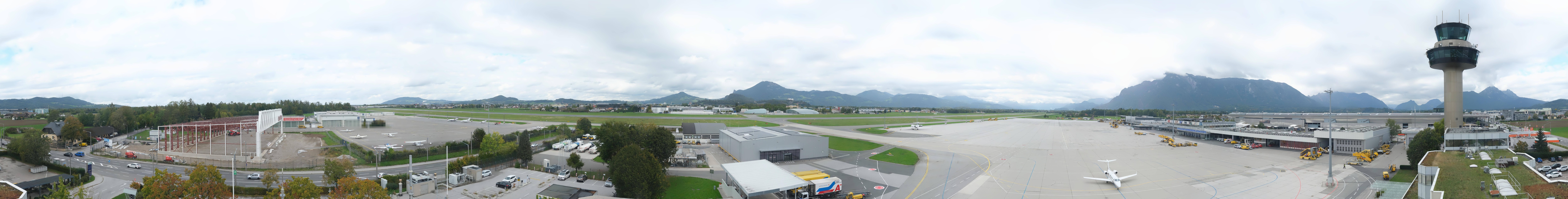 Archiv Foto Webcam Flughafen Salzburg
