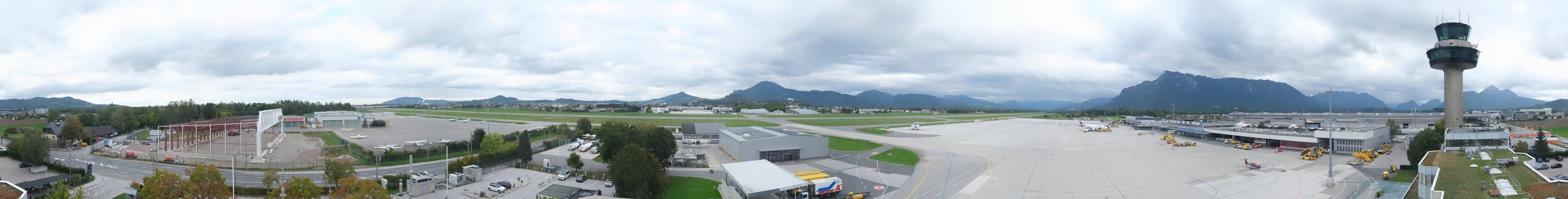 Archiv Foto Webcam Flughafen Salzburg
