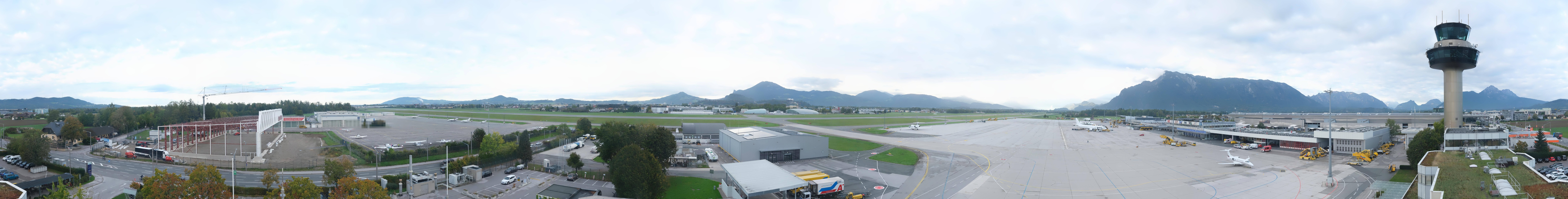 Archiv Foto Webcam Flughafen Salzburg