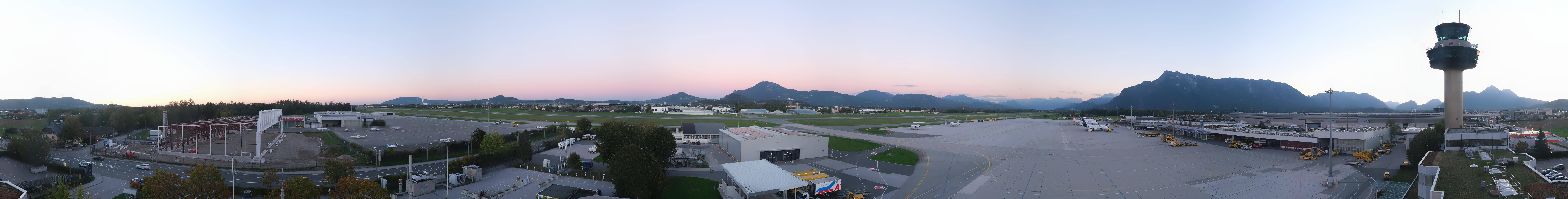 Archiv Foto Webcam Flughafen Salzburg