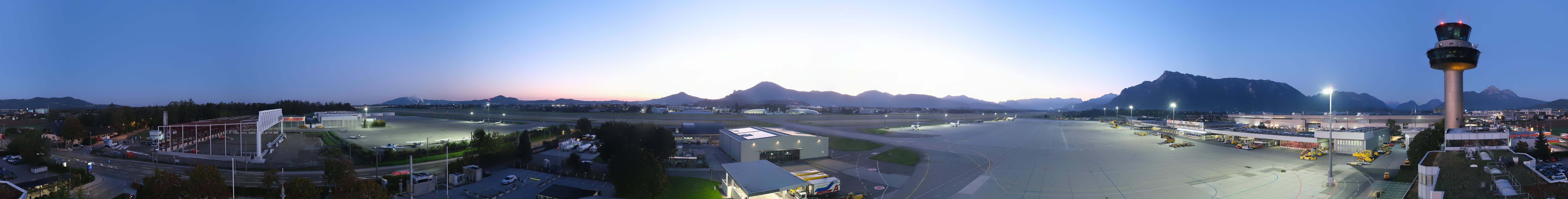 Archiv Foto Webcam Flughafen Salzburg