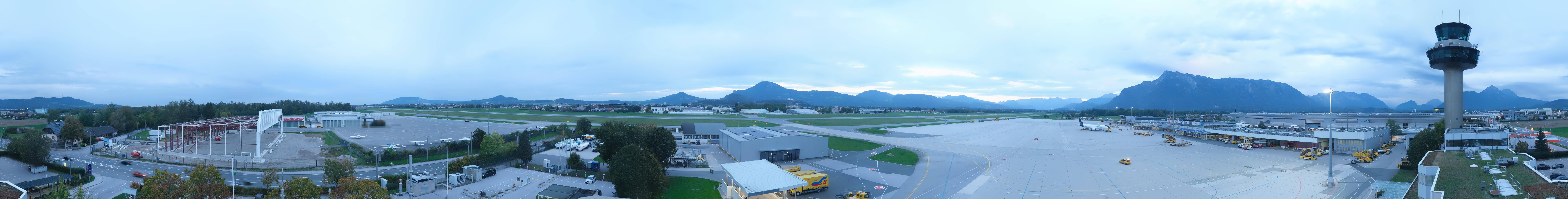 Archiv Foto Webcam Flughafen Salzburg
