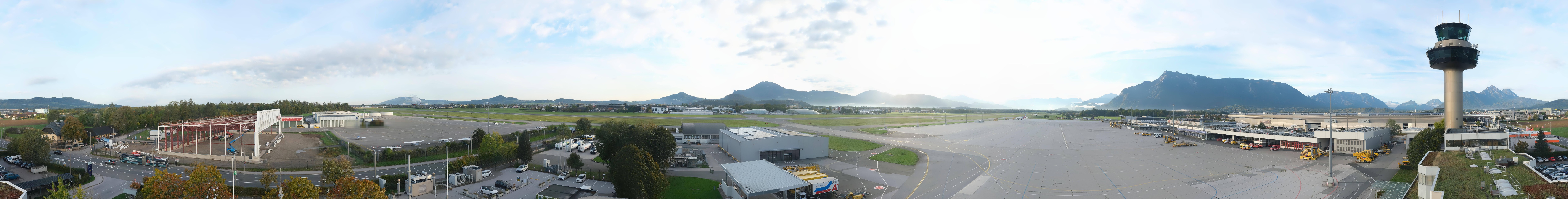 Archived image Webcam Salzburg Airport Panorama