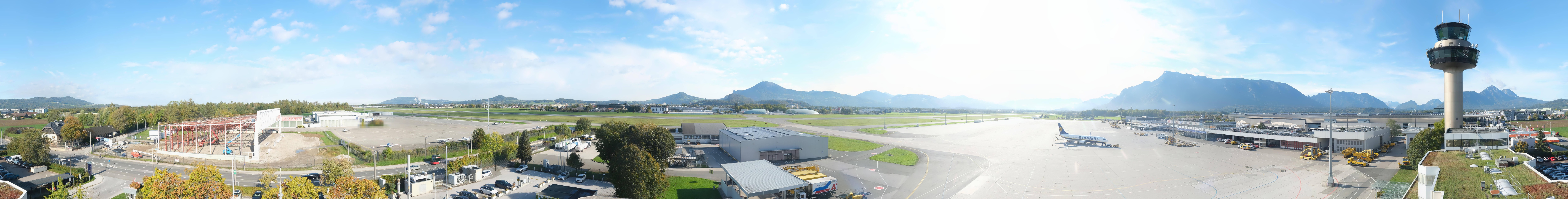 Archived image Webcam Salzburg Airport Panorama