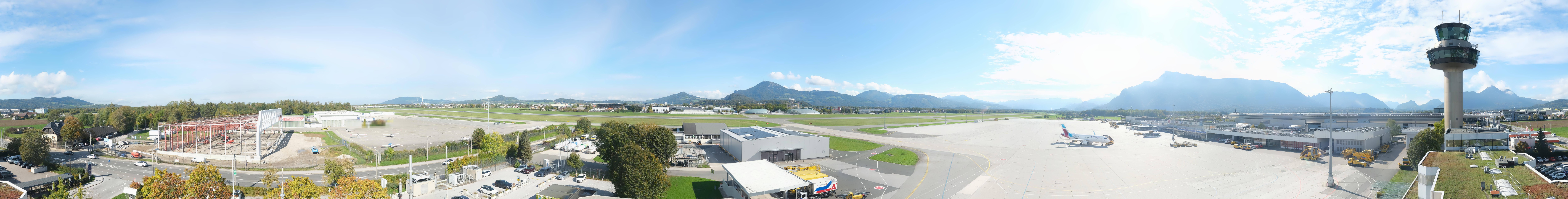 Archived image Webcam Salzburg Airport Panorama