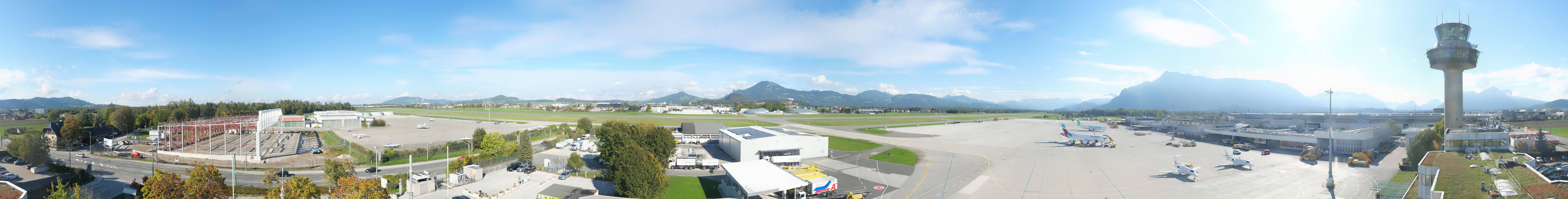 Archived image Webcam Salzburg Airport Panorama