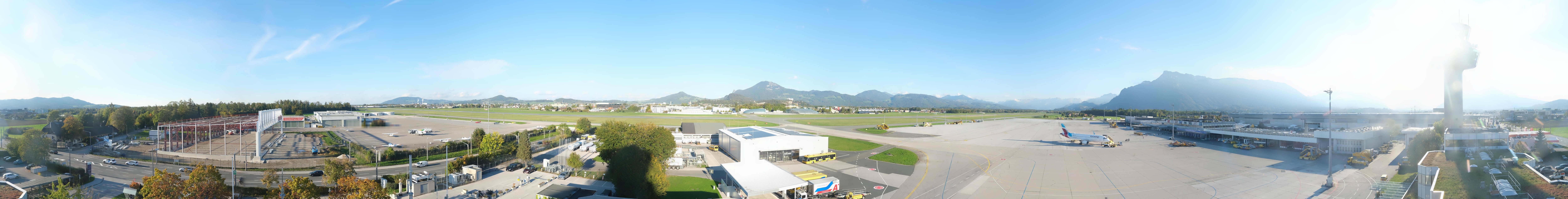 Archived image Webcam Salzburg Airport Panorama