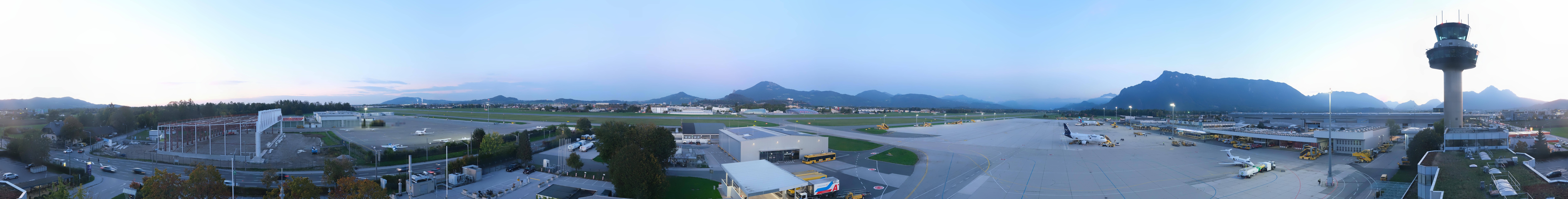 Archived image Webcam Salzburg Airport Panorama