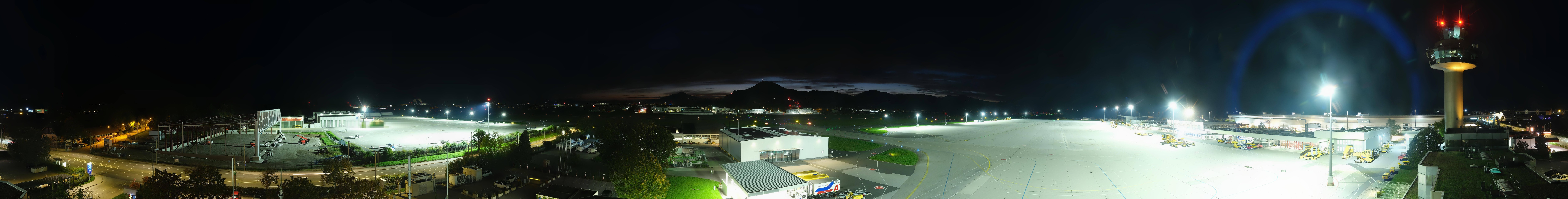 Archiv Foto Webcam Flughafen Salzburg