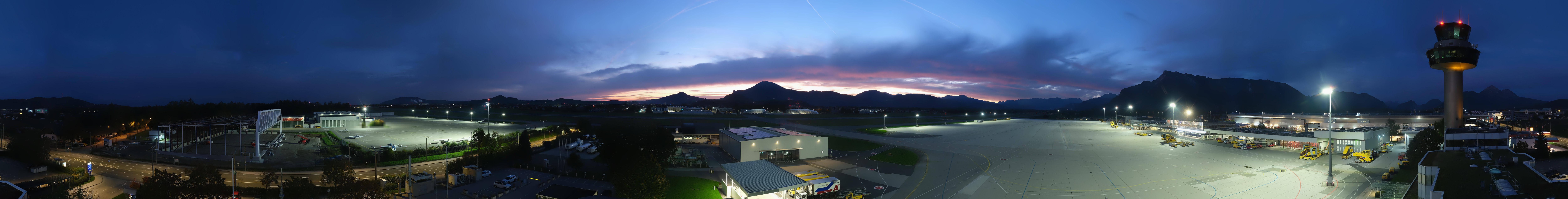 Archiv Foto Webcam Flughafen Salzburg