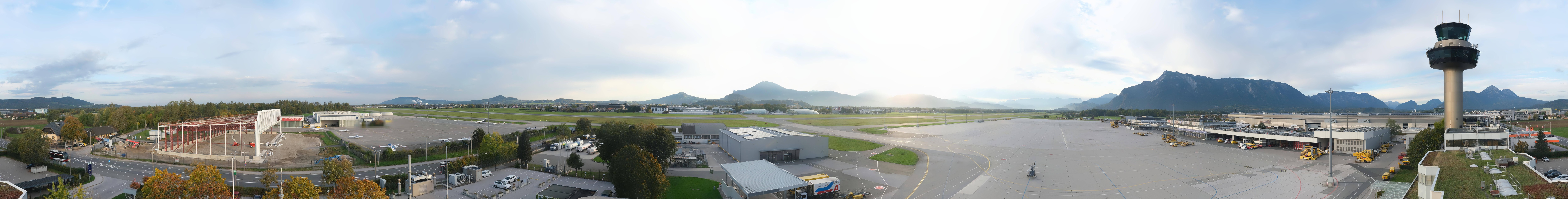 Archiv Foto Webcam Flughafen Salzburg