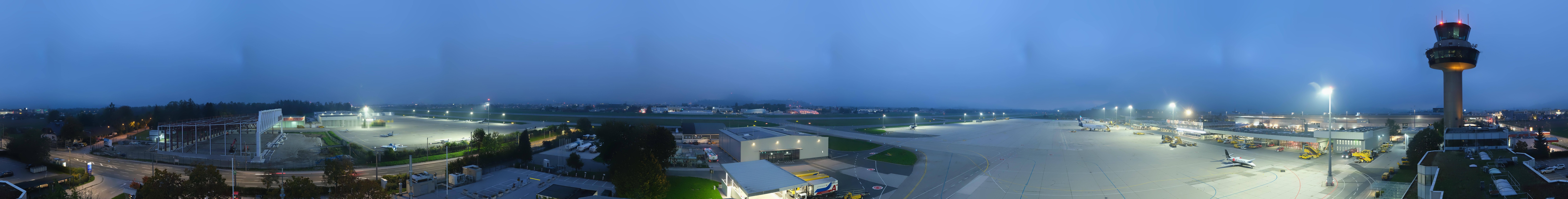Archiv Foto Webcam Flughafen Salzburg
