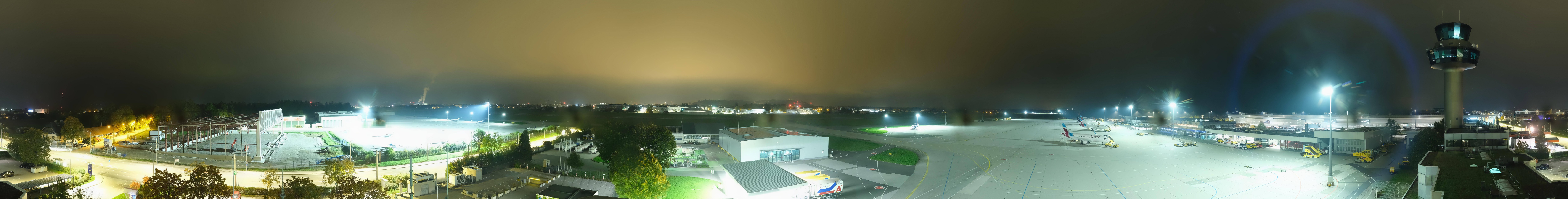 Archiv Foto Webcam Flughafen Salzburg