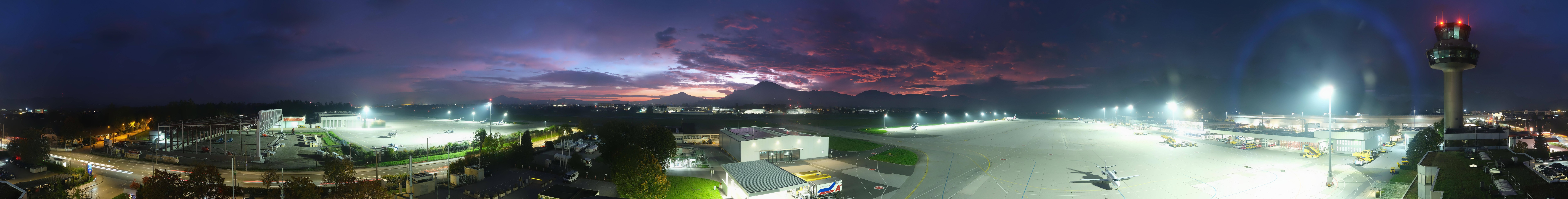 Archiv Foto Webcam Flughafen Salzburg