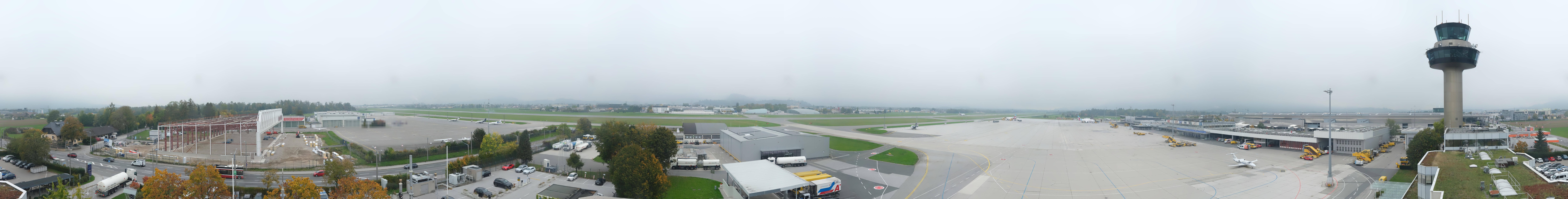 Archiv Foto Webcam Flughafen Salzburg