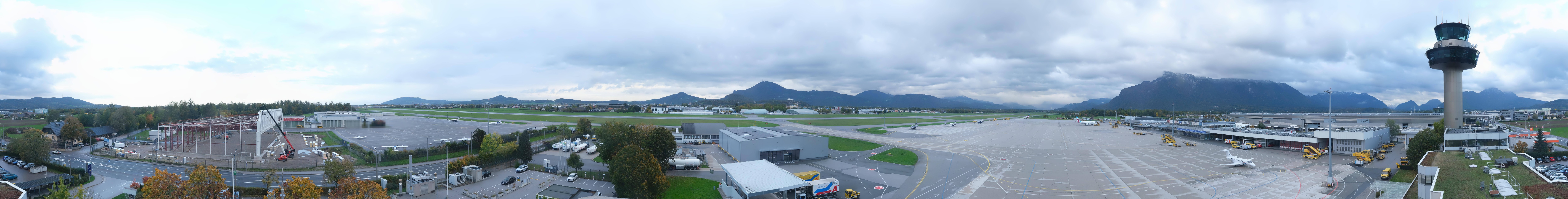 Archiv Foto Webcam Flughafen Salzburg