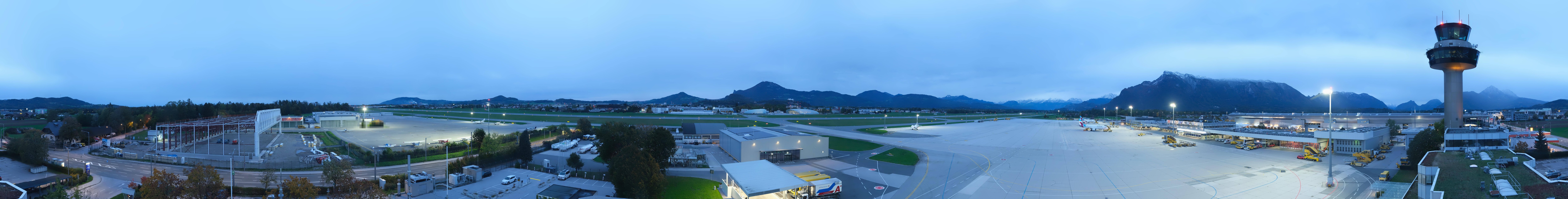 Archived image Webcam Salzburg Airport Panorama