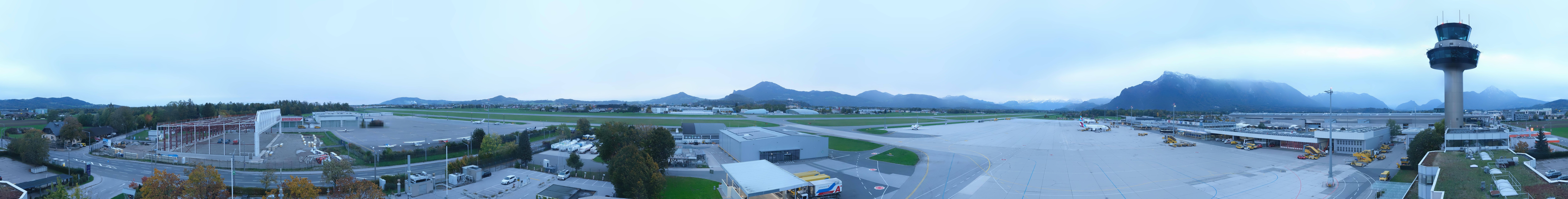 Archived image Webcam Salzburg Airport Panorama
