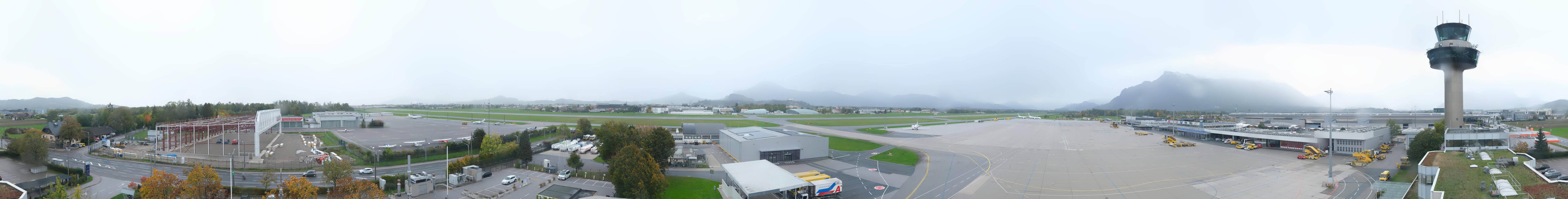 Archived image Webcam Salzburg Airport Panorama